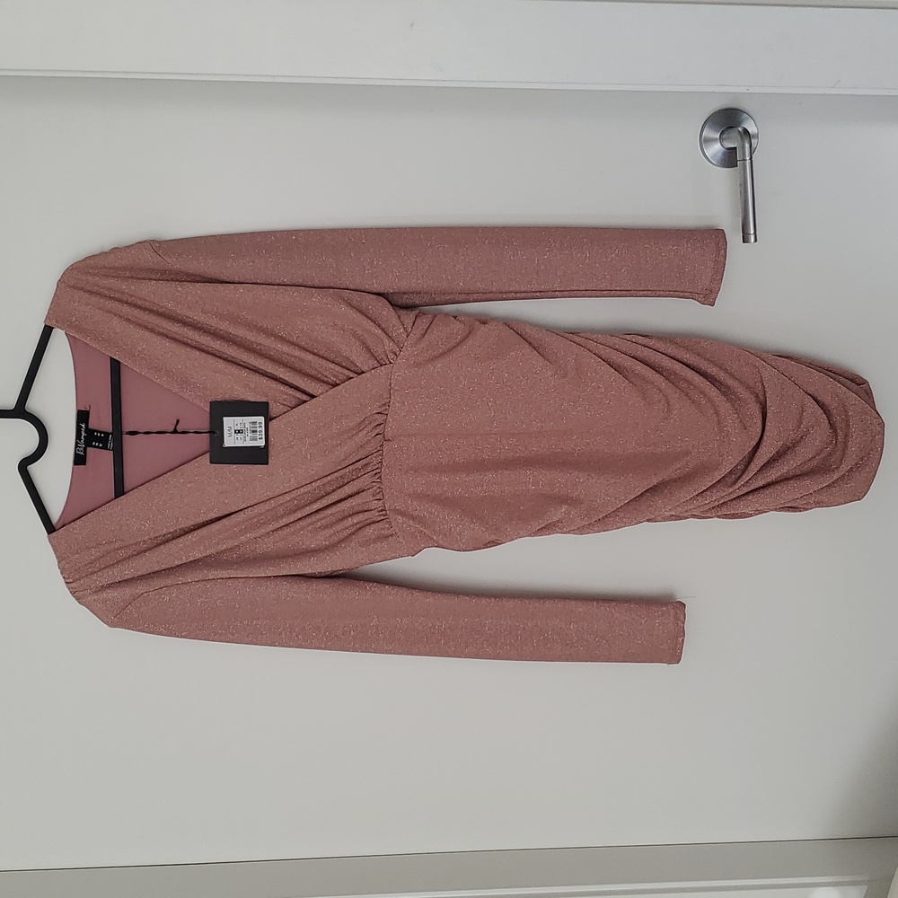 Revamped La Nuit- Pink Sparkled dress- Size M